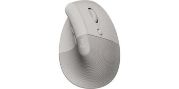 Logitech Lift Right Vertical - Sand - Vertical mouse - Optic - 6 knappar - Sand