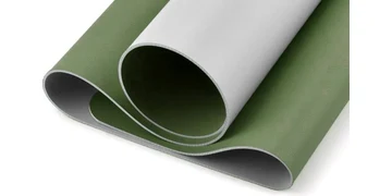 Musmatta pappersmåne KOZO 90x43 cm grön/grå