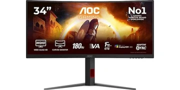 AOC 34" curved gamingskärm CU34G4CA