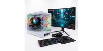 DSGATE Pack M6‑IV White Stationär dator i5‑12400F RTX 5060 8GB