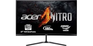 PC-skärm - ACER - Nitro ED270U S3 - 27 tum - QHD 2560x1440 - 180 Hz - FreeSync Premium