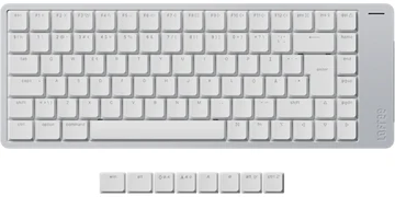 Lofree Flow 2 84 Silver - Kailh Surfer - Tangentbord - Nordisk - Vit