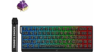 MCHOSE Ace 68 TTC Dragon Lord Hall Effect - Gaming Keyboard - Utan numpad - Engelska (US) - Svart