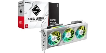 ASRock Radeon RX 9070 XT Steel Legend - 16GB GDDR6 RAM - Grafikkort