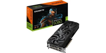 GIGABYTE GeForce RTX 5080 WindForce 3 OC V2 - 16GB GDDR7 RAM - Grafikkort