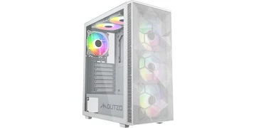 DUTZO C331 PWM ARGB - Chassi - Miditower - Vit