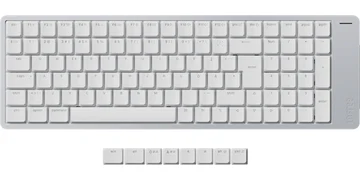 Lofree Flow 2 100 Silver - Kailh Surfer - Tangentbord - Nordisk - Vit
