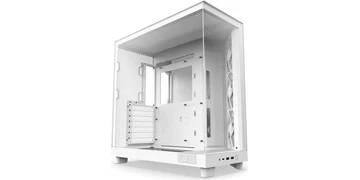 NZXT H6 Flow Compact Dual Chamber - Matte White - Chassi - Miditower - Vit