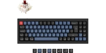 Keychron Q7 QMK Wired - Gateron G Pro Brown - Gaming Keyboard - Utan numpad - Nordisk - Svart