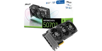 PNY GeForce RTX 5070 Ti Triple Fan OC - 16GB GDDR7 RAM - Grafikkort