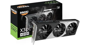 Inno3D GeForce RTX 5060 Ti X3 OC - 8GB GDDR7 RAM - Grafikkort