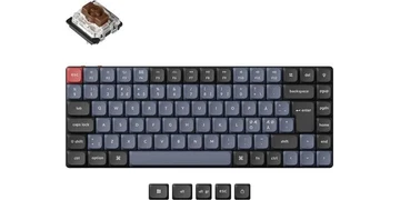 Keychron K3 Pro QMK/VIA Wireless - Gateron Low Profile Brown - Gaming Keyboard - Utan numpad - Nordisk - Svart