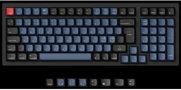 Keychron K4 Pro QMK/VIA Wireless RGB Hot Swap K Pro Red - ND - Gaming Tangentbord - Nordisk - Svart