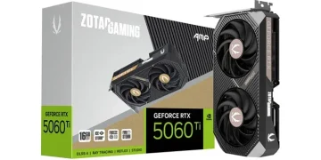 ZOTAC GeForce RTX 5060 Ti AMP! - 16GB GDDR7 RAM - Grafikkort