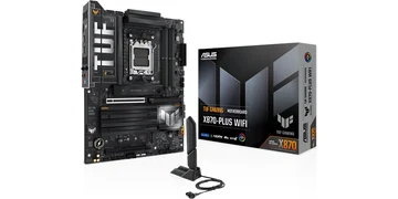 ASUS TUF GAMING X870-PLUS WIFI Moderkort - AMD X870 - AMD AM5 - DDR5 RAM - ATX
