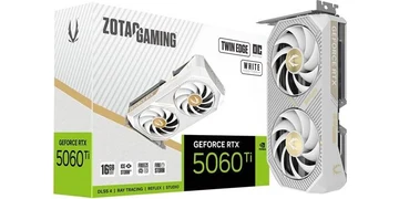 ZOTAC GeForce RTX 5060 Ti Twin Edge OC White - 16GB GDDR7 RAM - Grafikkort