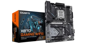 GIGABYTE X870 GAMING WIFI6 Moderkort - AMD X870 - AMD AM5 - DDR5 RAM - ATX