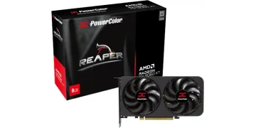 PowerColor Radeon RX 9060 XT Reaper - 8GB GDDR6 RAM - Grafikkort