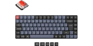 Keychron K3 Pro QMK/VIA Wireless - Gateron Low Profile Red - Gaming Keyboard - Utan numpad - Nordisk - Svart