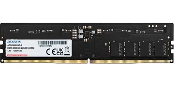 A-Data UDIMM DDR5-5600 - 16GB - CL46 - Single Channel (1 pcs) - Svart