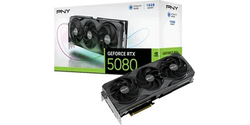 PNY GeForce RTX 5080 Epic-X OC - 16GB GDDR7 RAM - Grafikkort