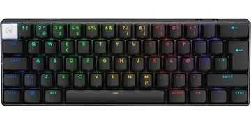 Logitech G PRO X 60 LIGHTSPEED - Gaming Keyboard - Utan numpad - Nordisk - Svart
