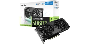PNY GeForce RTX 5060 Ti Dual Fan OC - 8GB GDDR7 RAM - Grafikkort
