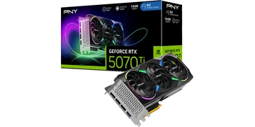 PNY GeForce RTX 5070 Ti Epic-X OC - 16GB GDDR7 RAM - Grafikkort