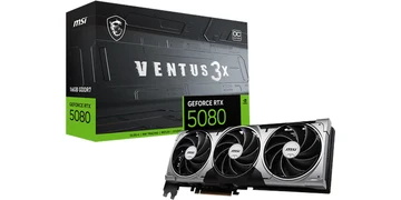 MSI GeForce RTX 5080 VENTUS 3X OC - 16GB GDDR7 RAM - Grafikkort