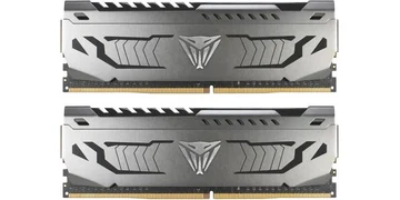 Patriot Viper Steel DDR4-3200 - 32GB - CL16 - Dual Channel (2 pcs) - Intel XMP - Grå