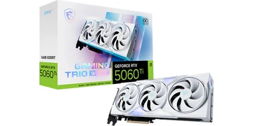 MSI GeForce RTX 5060 Ti GAMING TRIO OC WHITE - 16GB GDDR7 RAM - Grafikkort